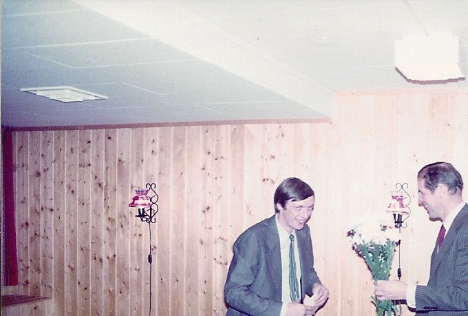 Trond Arne Wilhelmsen og Rolf Hansen i 1980.